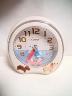 LANDEX 犬デザイン 目覚まし時計