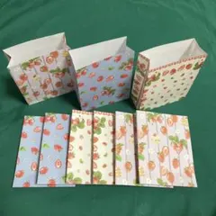 ミニ紙袋　ギフトバッグ　ラッピング　ハンドメイド　おすそ分け