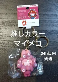 サンリオ ミャクミャク 推しカラーキーホルダー マイメロ マイメロディ