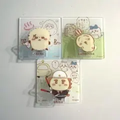 ちいかわ　ラッコ　シーサー うさぎ　アクリルシーンクリップ　ビスケット　食玩