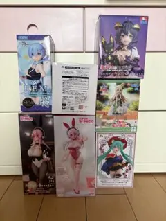 未開封フィギュアまとめ売り　リゼロ　オーバーロード　すーぱーそに子　初音ミク　等