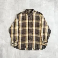 2000's TOMMY BAHAMA オンブレチェック テンセル シャツ