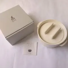 新品 未使用 かもしか道具店 ごはんの鍋 二合 白 土鍋のサムネイル