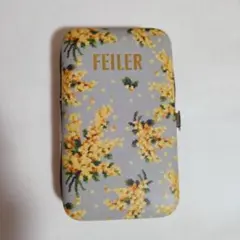 【新品未使用】 FEILER お裁縫キット＆ミモザソラーレ柄カードケース