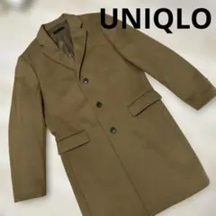 ユニクロ　チェスターコート カシミヤ混　L