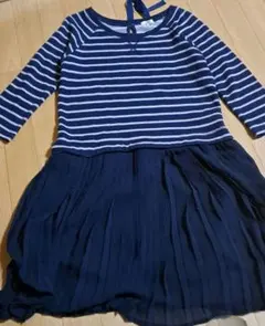 HUSHUSH　ドッキングワンピース　L 　ネイビー