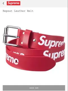 2026年最新】Supreme Repeat Leather Beltの人気アイテム - メルカリ