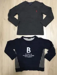 トレーナー 110サイズ　ポロラルフローレン べべ 2点セット
