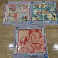 一番くじドラえもん E賞タオルコレクション　3点セット