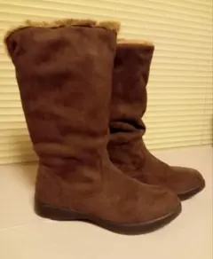 スエード ムートンブーツ　ブラウン
