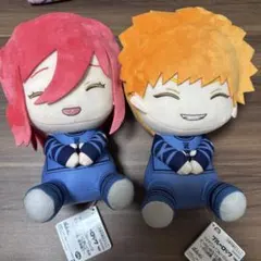 ブルーロッでっかいぽふっとぬいぐるみ　千切・國神セット