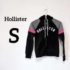 ✨️お買得‼️ Hollister ジップアップパーカー 【S】 ブラック 長袖