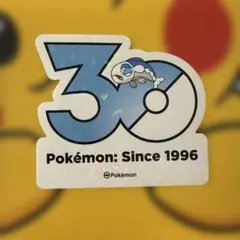 ゼニガメ ポケモン 30周年記念 ステッカー - メルカリ