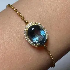 大人気の天然石◇ロンドンブルートパーズ◇ブレスレット