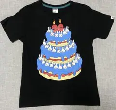 レア⭐️CUNE アニバーサリー　うさぎ　半袖　ブラック　Sサイズ ★美品☆