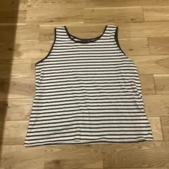 lovetoxic 子供服 タンクトップ 160cm ボーダー 白 黒