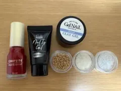 ネイルカラー・ジェル・パーツセット
