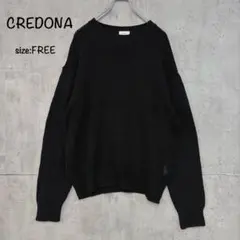 CREDONA クレドナ ルーズ クルーネック ニット FREE .のサムネイル
