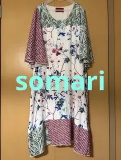 somari ソマリ　花柄　ロング　ワンピースのサムネイル