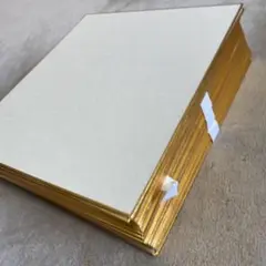 白色金縁色紙セット