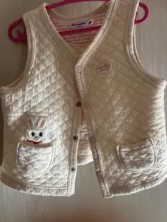 Miki House ベビーベスト M うさぎ