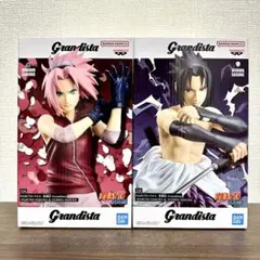 NARUTO ナルト Grandista 春野サクラ うちはサスケ 2個セット
