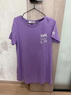 x-girl 紫 ワンピース　120
