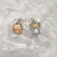 リラックマ めじるしアクセサリー きょうりゅう着ぐるみフィギュア