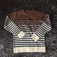 パープル＆イエロー、セーター美品。のサムネイル