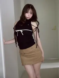 andmary Adele ribbon tank - メルカリ