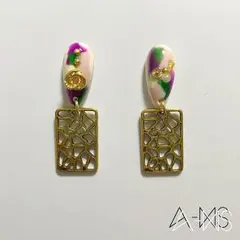 ゆらゆらデザインピアス・イヤリング♯599