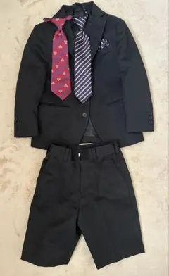 キッズ ブラック スーツセット