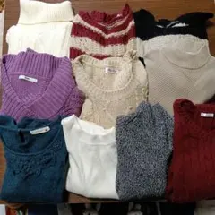 レディース☆セーターまとめ売り１０枚セット　М～Ｌサイズ