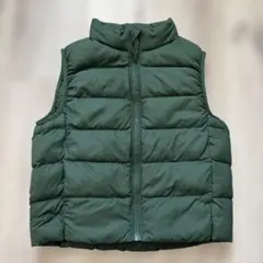 UNIQLO ダウンベスト 110 ダークグリーン