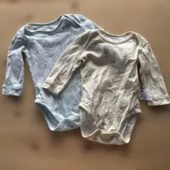 ユニクロ 長袖 ボディスーツ 70cm 2枚セット