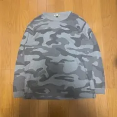 00s archive 迷彩 カモフラ サーマルロンT y2k cityboy