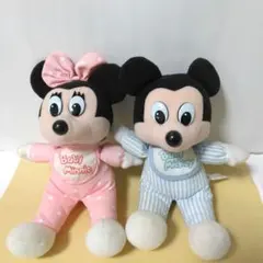 ディズニー　ベビーミニーマウス、ベビーミッキーマウスぬいぐるみ　まとめ売り
