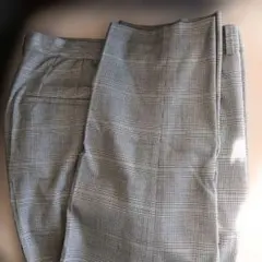 UNIQLO EZYアンクルパンツ グレンチェック・丈標準66～68cm XXL