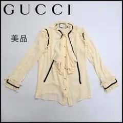 GUCCIフリルブラウス 2026年最新】GUCCI フリル ブラウスの人気アイテム - メルカリ