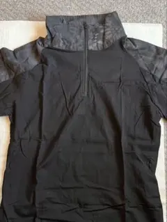 ブラック半袖シャツ・カーゴパンツ・キャップセット　サバゲー