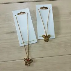 新品☆2点セット東京ディズニーリゾート ミッキーネックレス