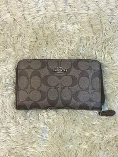 ヤ*リ様 COACH モノグラム 長財布 ブラウン