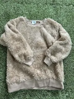CAVO ベージュ フリース トレーナー