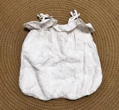 zara kids ホワイト刺繍ロンパース