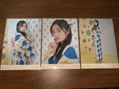 【まとめ売り可能】井上和 3種コンプ 生写真 2022浴衣