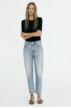 ZARA TRF MOM FIT ハイウエスト　デニム　新品　お値下げ不可