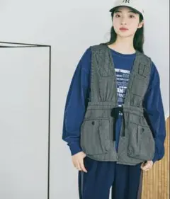 ニコアンド　BOYSフィールドベスト