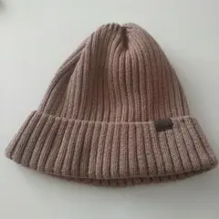 【2/9までお値下げ中】しまむら　ブラウン リブ編みニット帽