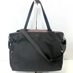 【未使用級】agnes b.ナイロントートバッグ 2way A4可 グレー
