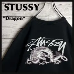 STUSSY◎ドラゴン 龍 ストックロゴ スウェット D560のサムネイル